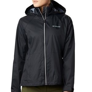 Brand new black Columbia rain jacket